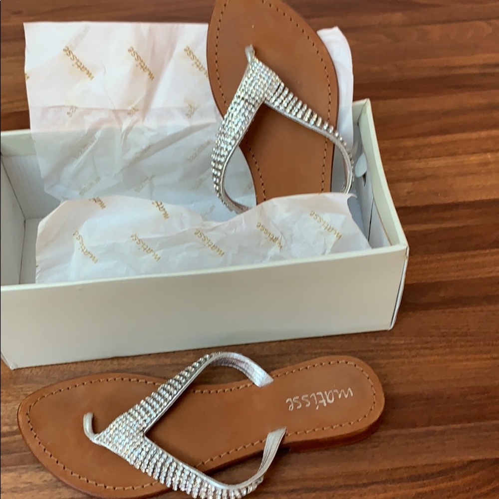 Matisse rhinestone strap sandals